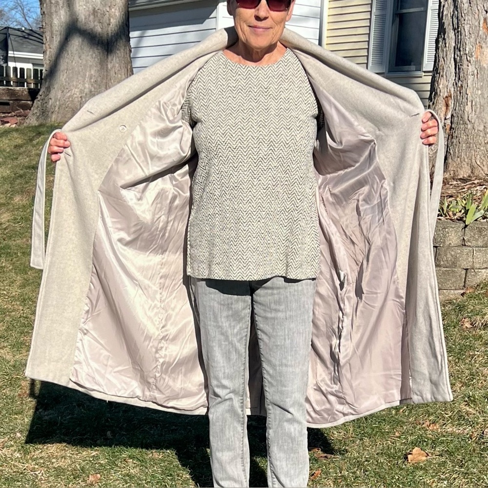 - Anthropologie XL Avec Les Filled Belted Overcoat! EUC! - Picture 9 of 15